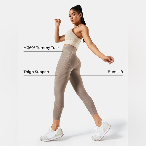 FANKA sculpt and lift shaping leggings brand new FOREST GREEN COLOR SIZE S - Picture 6 of 9